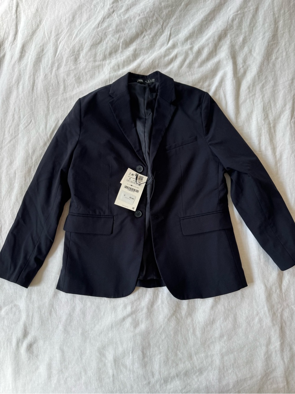 Zara Kids Navy Blazer - Two-Button School Jacket